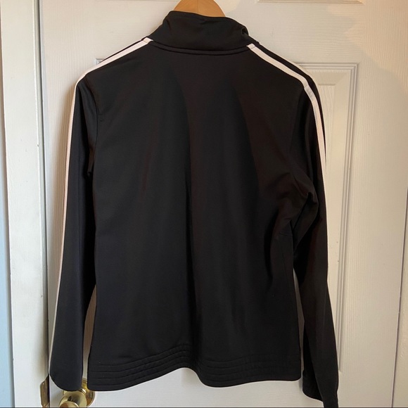 ADIDAS Classic Black Zip-Up Jacket - Picture 3 of 3